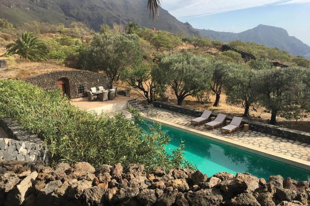 Luxury Villa In Nature With Swimming Pool Tenerife, Santiago Del Teide, With Sea And Mountain Views El Retamar Eksteriør billede